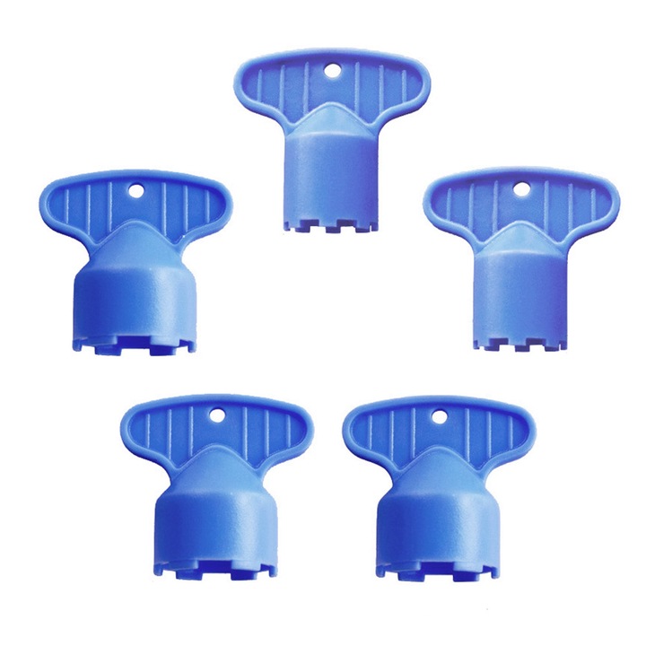 Set 5 unelte pentru demontarea aeratoarelor de robinet, dimensiuni standard 16.5x18.5x21.5x22.5cm