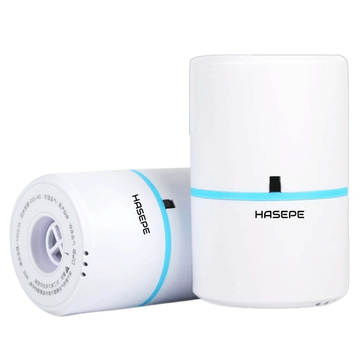 Pompa Vidat Saci HASEPE, Electrica 220V, Putere 40W, Presiune Mare >4000Pa, Zgomot Redus, Pentru Depozitare Haine si Economisire Spatiu, Compacta, ALB