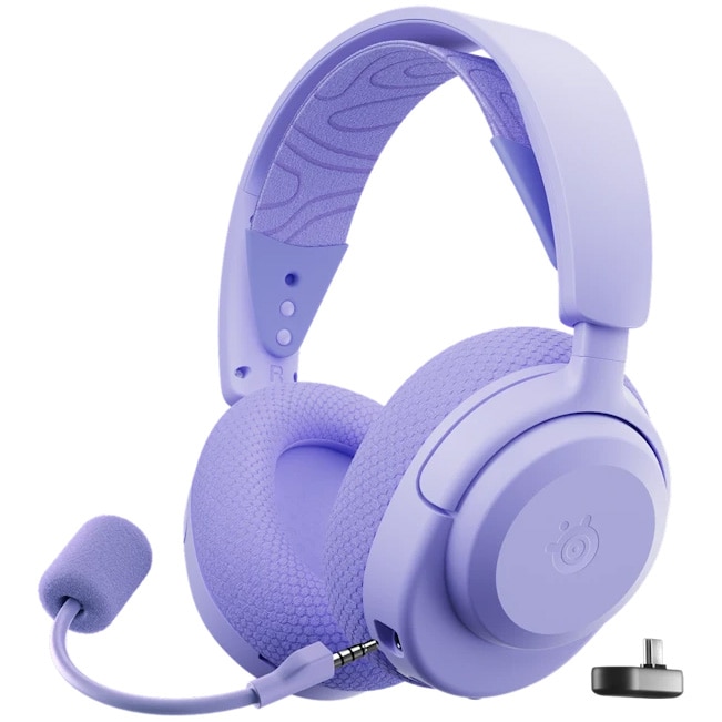 Casti Gaming Wireless Arctis Nova 3XW, Multiplatforma, USB/Wireless/Bluetooth, super fast charge, autonomie pana la 40 ore, Mov