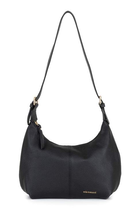 Mia Tomazzi, Logós bőr válltáska, Fekete