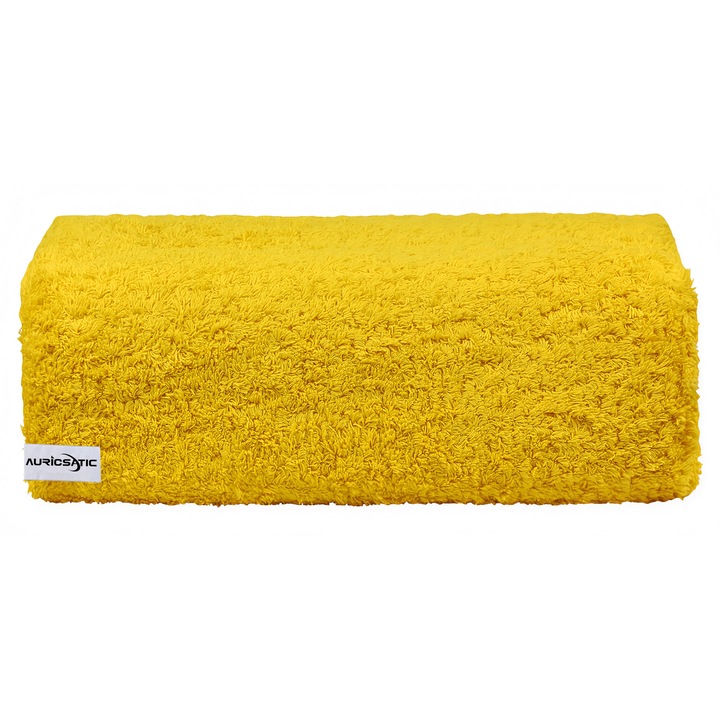 Висококачествени кърпи за баня; AuriCsatic; 100% памук; 700GSM; супер меки; 70*140см; Жълти;