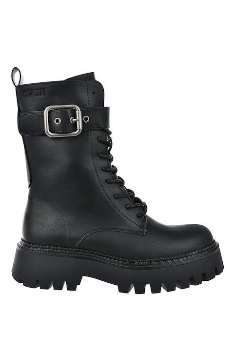 Big Star, Bocanci mid-calf, Negru, 37
