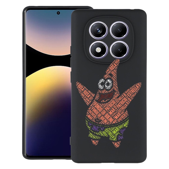 BestCase® Калъф за Xiaomi Redmi Note 15 Pro Plus 5G с дизайн Патрик Звезда, Матов TPU Ултра Слим, 2082905 B 1484