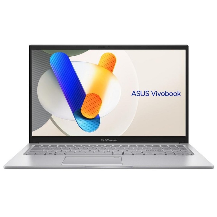 Лаптоп ASUS Vivobook 15, 15.6" Full HD, Intel Core i3 1315U до 4.5 GHz, 16 GB RAM DDR4, 512 GB SSD, Intel® UHD Graphics, Windows 11 Home, Cool Silver 512 GB