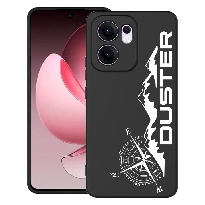 Силиконов калъф BestCase за OPPO Reno13 F 5G, Duster - No Limits, SLIM 1.2MM, Microfiber interior, Premium Soft Liquid Silicon, Black, 1996675 PB 1639