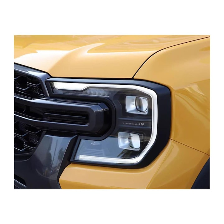 Matt fekete fényszóró keret – Ford Ranger / Ranger Raptor (2023+) – Stealth külső tuning