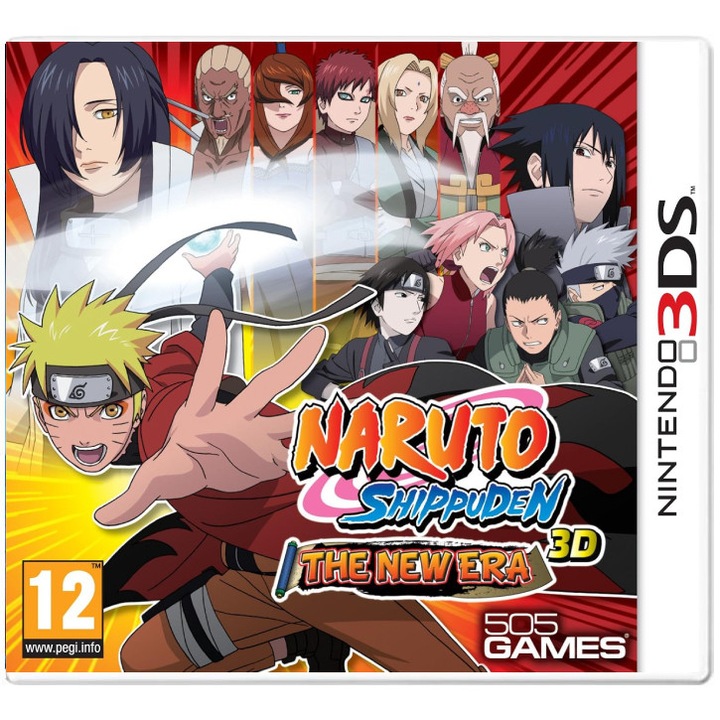 Naruto Shippuden 3d The New Era Nintendo 3DS Játékszoftver