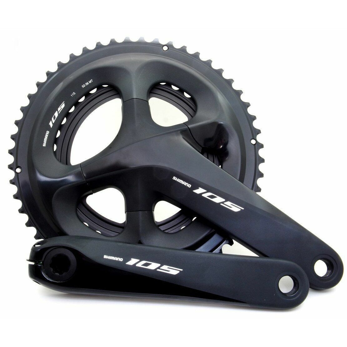 Angrenaj pedalier Shimano 105 FC-R7000, 175mm, 52x36T, pentru