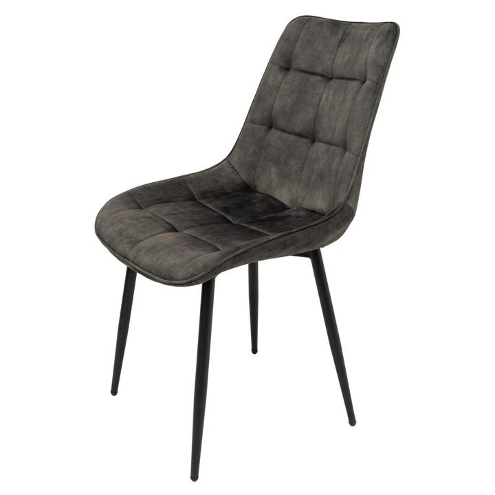 Scaun living HT1, stofa, verde inchis