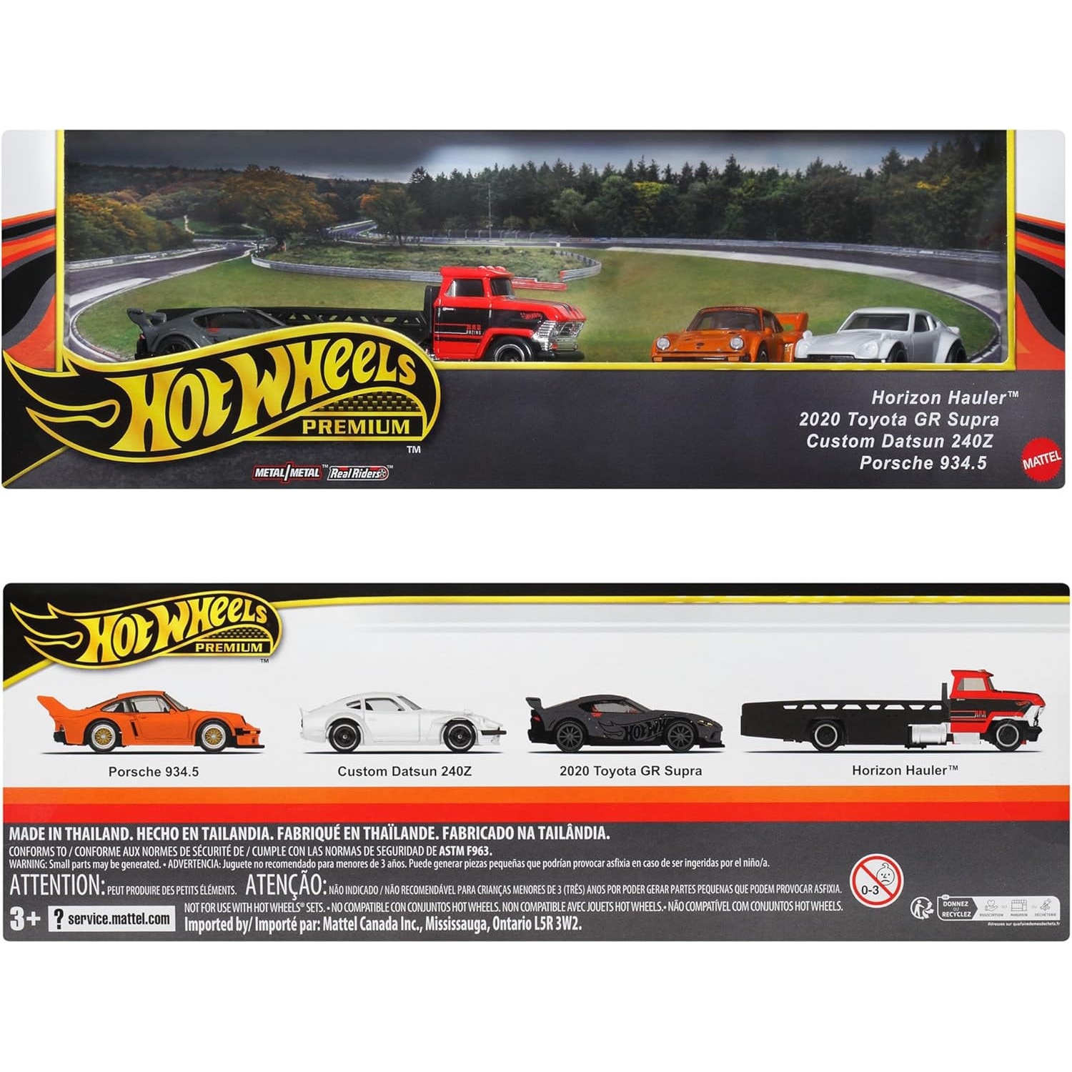Set 4 masinute Hot Wheels, Premium Speed Legends Collection, JBM05