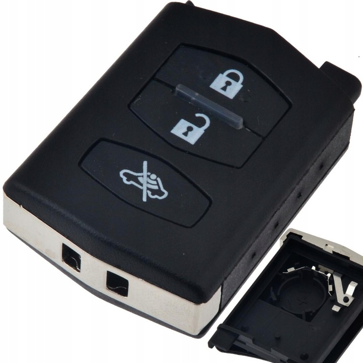 Кутия за дистанционен ключ за Mazda, Motokey, черен/сребрист