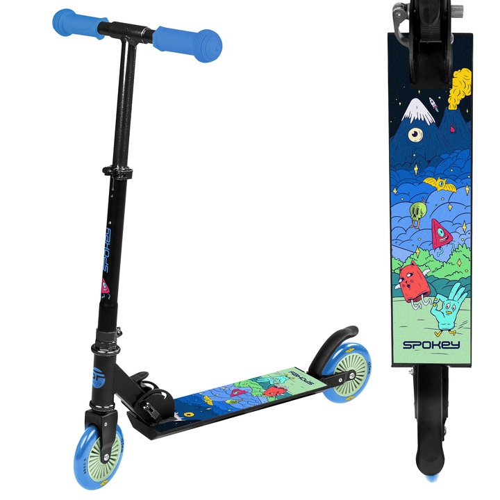 Spokey DUKE gyerek roller, szín: többszínű, méretek: standard