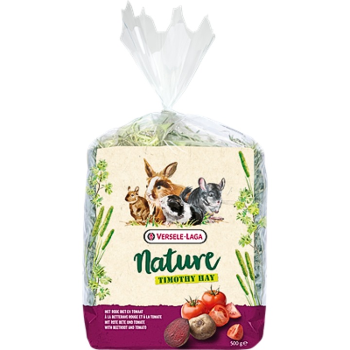 Hrana cu sfecla si rosii, Versele Laga, 500 g, bogat in fibre, ideal pentru iepuri si rozatoare