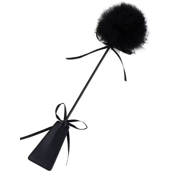 Accesoriu BDSM, pene, negru, dimensiuni variate