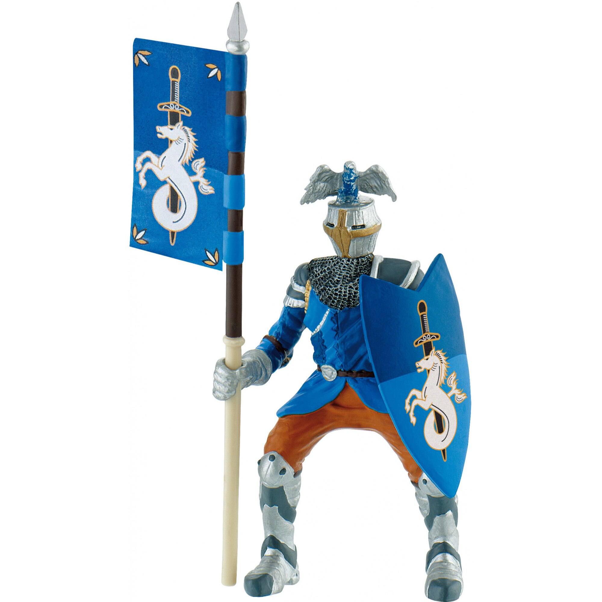 Figurina Bullyland - Cavaler pentru turnir albastru 807859
