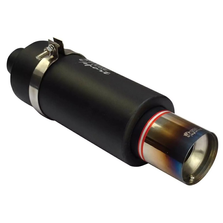 Set toba de esapament/clema montare WM Sport, Mugen Sport Bass, 58 mm, 90 mm, amortizor