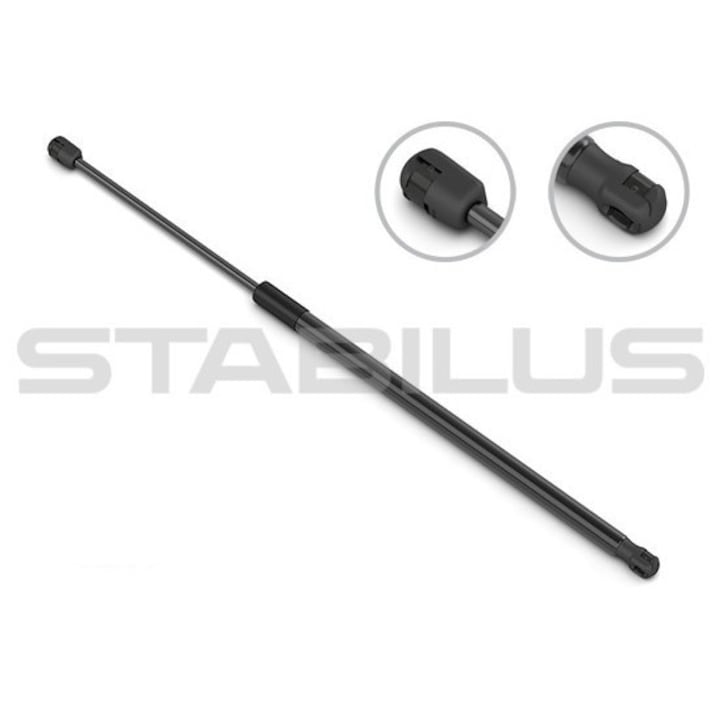 Pneumatikus csomagtartó lengéscsillapító STABILUS 383634, 460,5 mm, 280 N, 147,5 mm