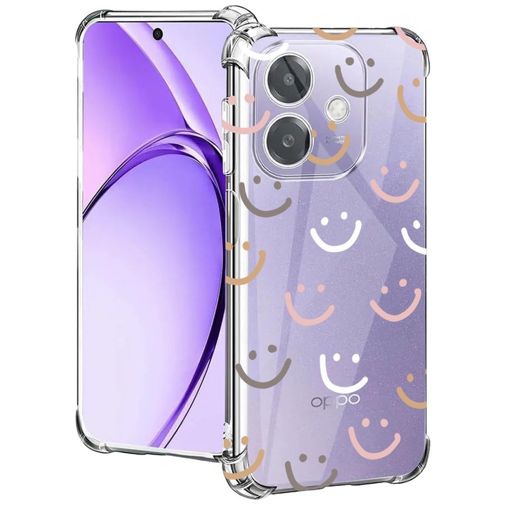 BestCase® Husa pentru OPPO A60 5G / A40 / A40M, Anti Shock 1.5MM, Smile Please, Protectie camera, ecran si colturi, 2004575 AS 985