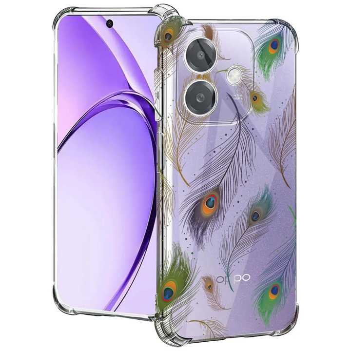 BestCase® Husa pentru OPPO A60 5G / A40 / A40M, Anti Shock 1.5MM, Flower, Protectie camera, ecran si colturi, 2004575 AS 152