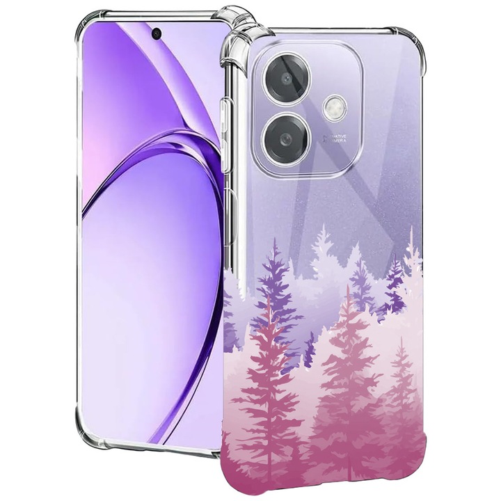 BestCase® Husa pentru OPPO A60 5G / A40 / A40M, Anti Shock 1.5MM, Morning Lights In Forest, Protectie camera, ecran si colturi, 2004575 AS 1482