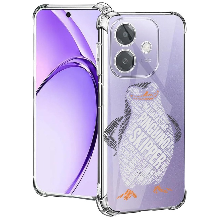 BestCase® Husa pentru OPPO A60 5G / A40 / A40M, Anti Shock 1.5MM, Calligraphy Skipper, Protectie camera, ecran si colturi, 2004575 AS 1544