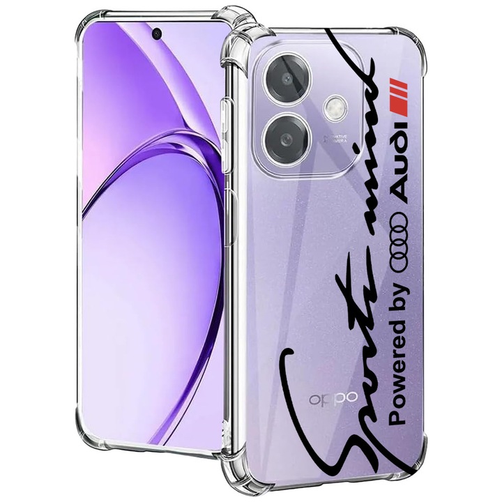 BestCase® Husa pentru OPPO A60 5G / A40 / A40M, Anti Shock 1.5MM, Powered By Audi, Protectie camera, ecran si colturi, 2004575 AS 1671