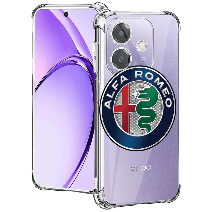 BestCase® Husa pentru OPPO A60 5G / A40 / A40M, Anti Shock 1.5MM, Alfa Romeo, Protectie camera, ecran si colturi, 2004575 AS 1755
