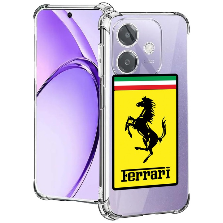 BestCase® Husa pentru OPPO A60 5G / A40 / A40M, Anti Shock 1.5MM, Ferrari, Protectie camera, ecran si colturi, 2004575 AS 1773