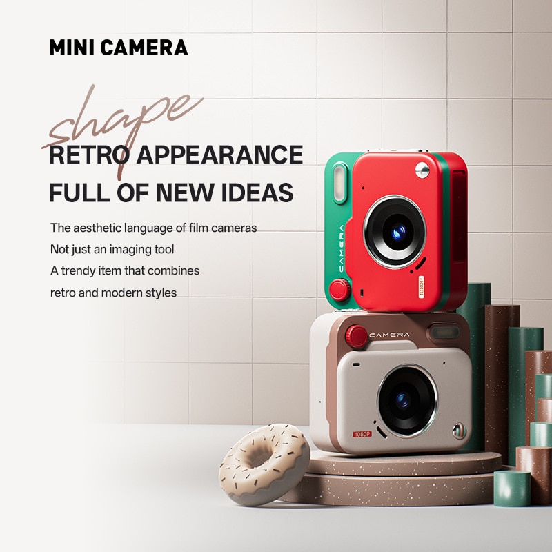 Camera digitala, 1080P, 48 megapixeli, card de memorie de 128 GB