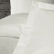 Set lenjerie de pat dublu, 6 piese, Cotton Box Luxe, Ecru, bumbac satinat, 240x260cm, cu broderie