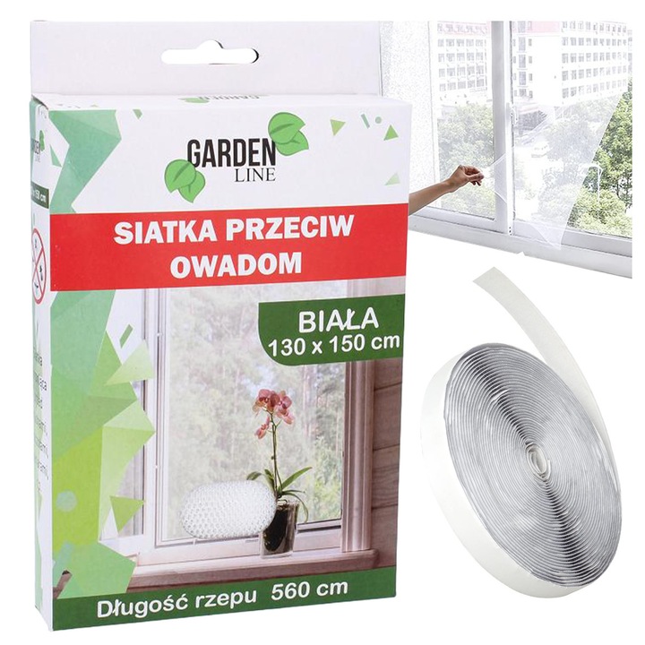 Plasa pentru insecte Chomik 130 x 150 cm Alb EDA4493