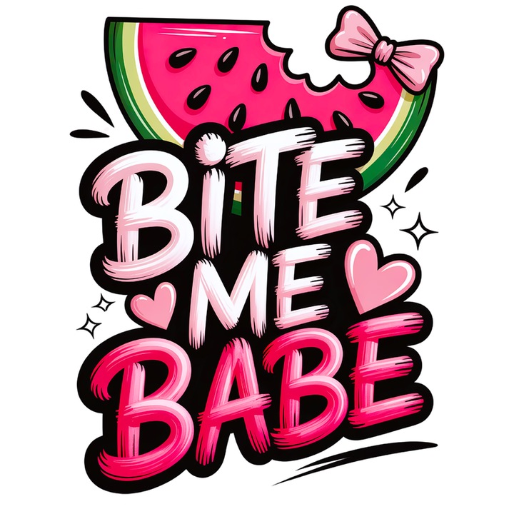 Sticker Pepene muscatura dulce, baby, Fructe, Autoadeziv, Cri-Flo, Marime 10 cm