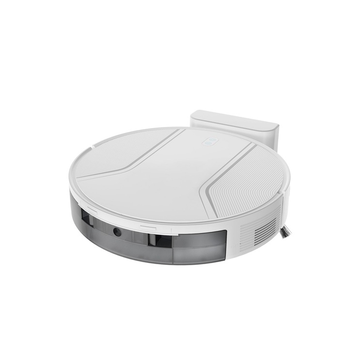Robot de curatat inteligent, 3700Pa, conectivitate Wi-Fi, galeata de colectare 280ml, alb