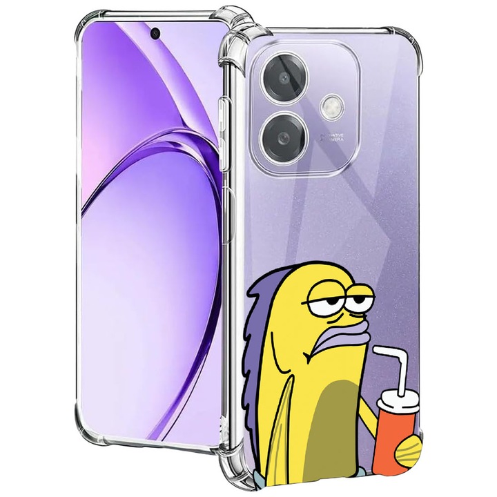 BestCase® Husa pentru OPPO A60 5G / A40 / A40M, Anti Shock 1.5MM, Meme, Protectie camera, ecran si colturi, 2004575 AS 652