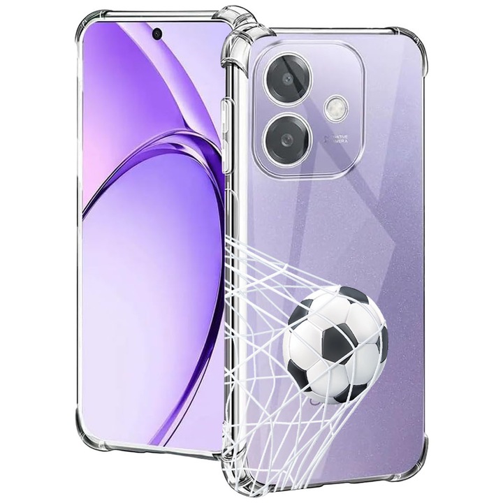 BestCase® Husa pentru OPPO A60 5G / A40 / A40M, Anti Shock 1.5MM, Football - Goooaaall, Protectie camera, ecran si colturi, 2004575 AS 775