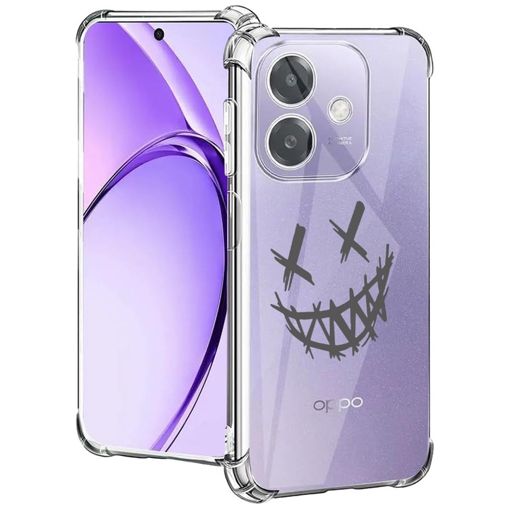 BestCase® Husa pentru OPPO A60 5G / A40 / A40M, Anti Shock 1.5MM, Smile please, Protectie camera, ecran si colturi, 2004575 AS 1471