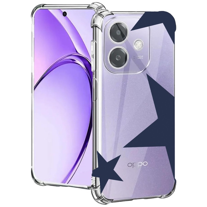 BestCase® Husa pentru OPPO A60 5G / A40 / A40M, Anti Shock 1.5MM, Retro Star, Protectie camera, ecran si colturi, 2004575 AS 1480