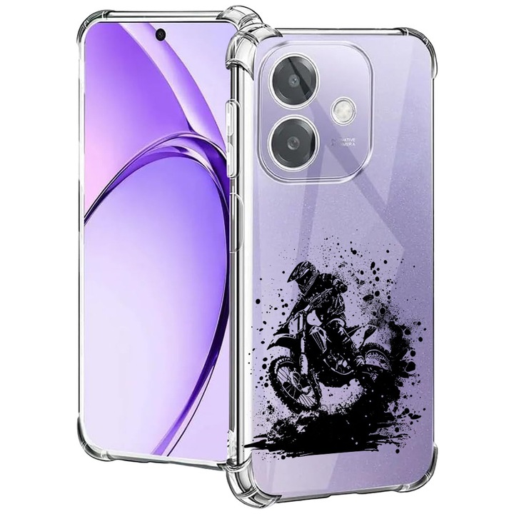 BestCase® Husa pentru OPPO A60 5G / A40 / A40M, Anti Shock 1.5MM, MotoCross, Protectie camera, ecran si colturi, 2004575 AS 1451