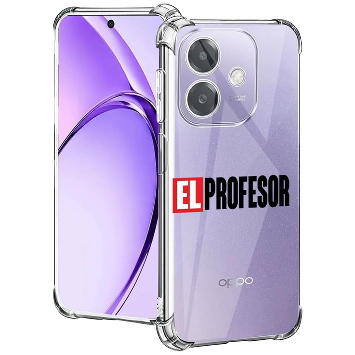 BestCase® Husa pentru OPPO A60 5G / A40 / A40M, Anti Shock 1.5MM, El Profesor, Protectie camera, ecran si colturi, 2004575 AS 1633