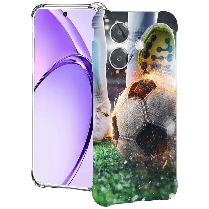 BestCase® Husa pentru OPPO A60 5G / A40 / A40M, Anti Shock 1.5MM, Play Football, Protectie camera, ecran si colturi, 2004575 AS 1209