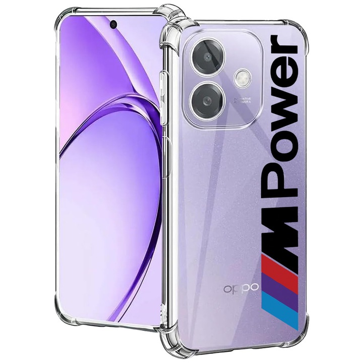 BestCase® Husa pentru OPPO A60 5G / A40 / A40M, Anti Shock 1.5MM, BMW M Power, Protectie camera, ecran si colturi, 2004575 AS 1654