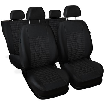 Set huse scaune auto Modern, culoare negru MC-1, universal Set huse scaune auto Modern, culoare negru MC-1, universal