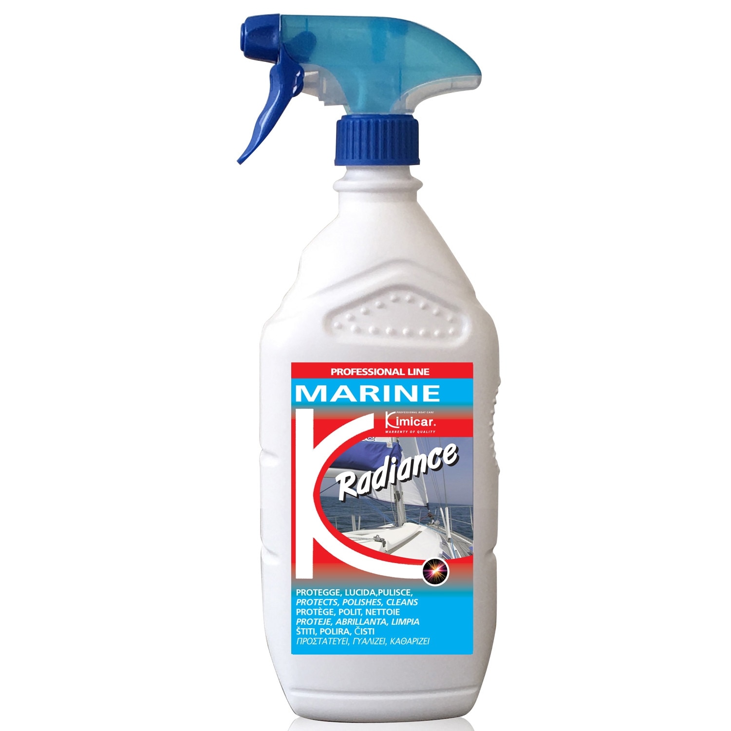 Detergent ce Protejeaza curata si da luciu suprafetelor de la barci Radiance 800 ml