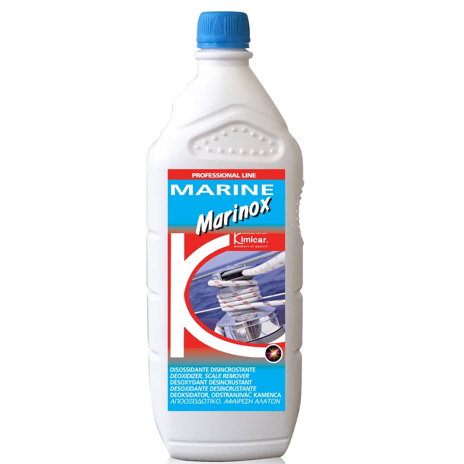Desincrostant pentru depunerea calcifiata pe carena de la barci, vapoare, ski jet, yaht uri Marinox 1lt