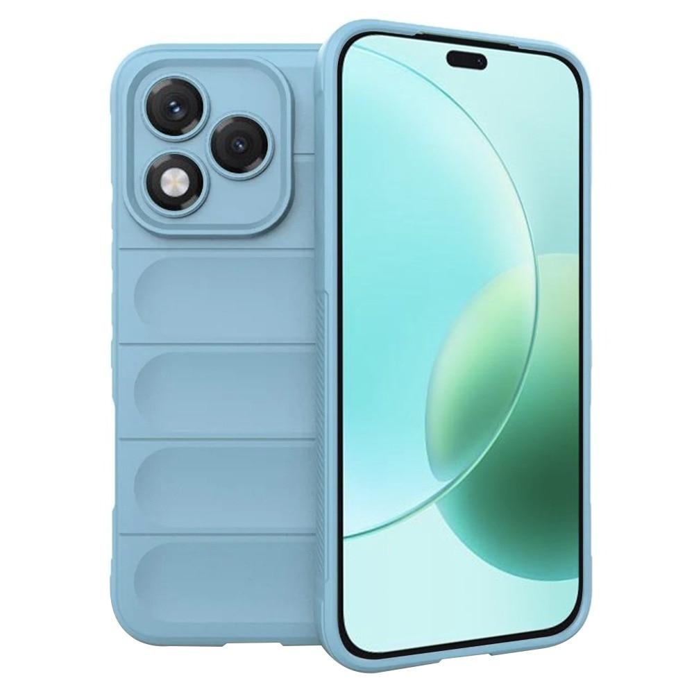 Husa pentru Honor 400 Lite DaDen® Magic Shield, Antisoc, Interior microfibra, TPU, Albastru