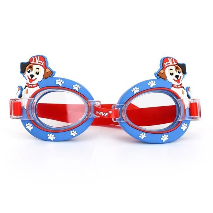 Ochelari Inot Copii Silicon Albastru cu Model Caine 3–6 ani • Anti‑Fog & Reglabili • Accesoriu Distractie & Siguranta ANTBRO®