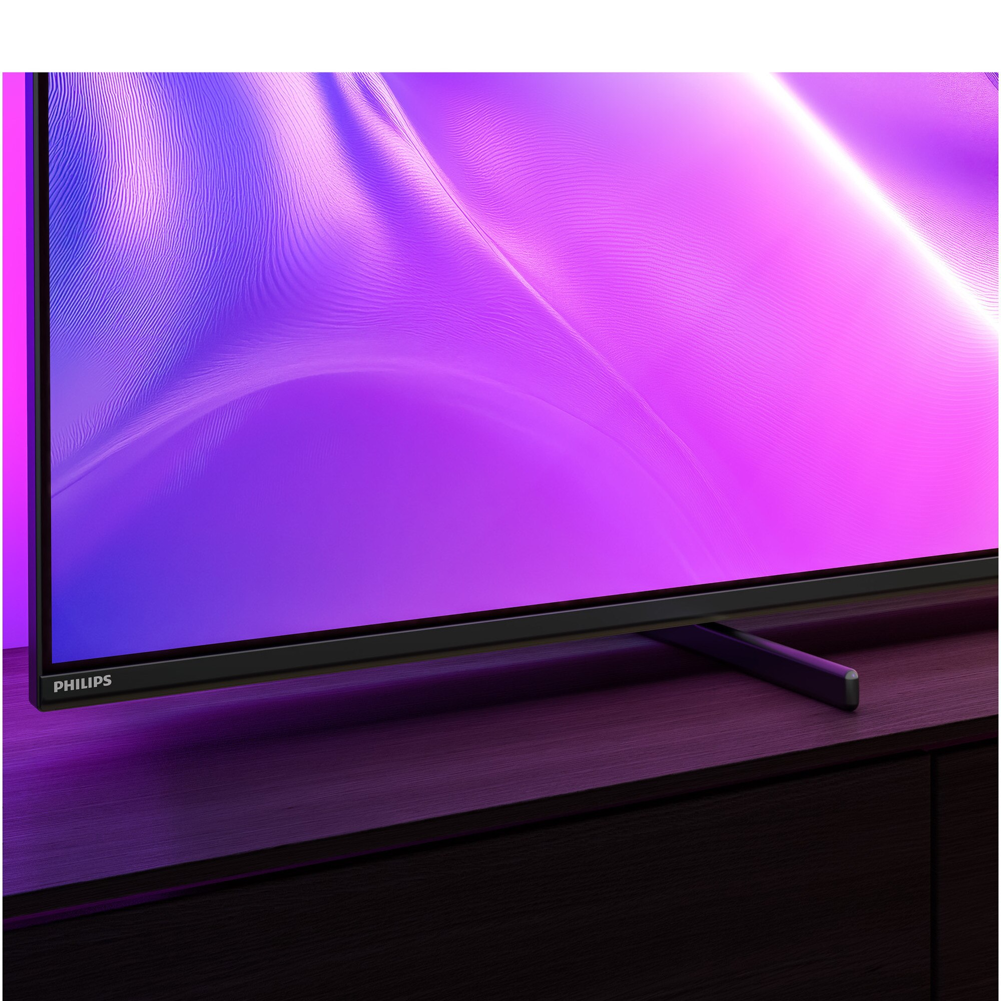 Televizor Philips AMBILIGHT tv QLED 85PUS9010, 215 cm, Smart TV