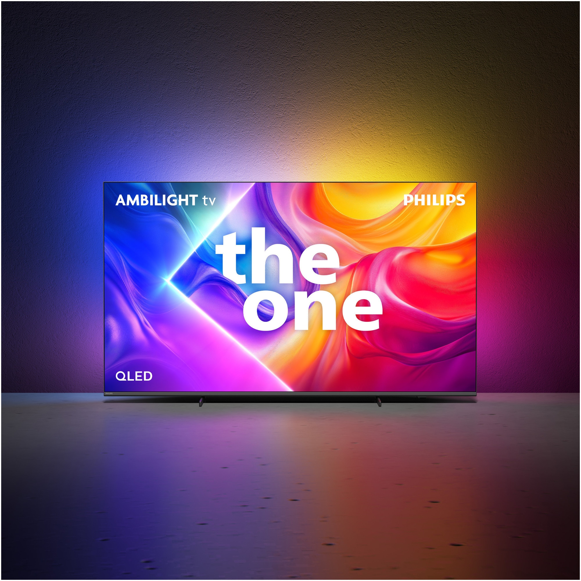 Televizor Philips AMBILIGHT tv QLED 85PUS9010, 215 cm, Smart TV