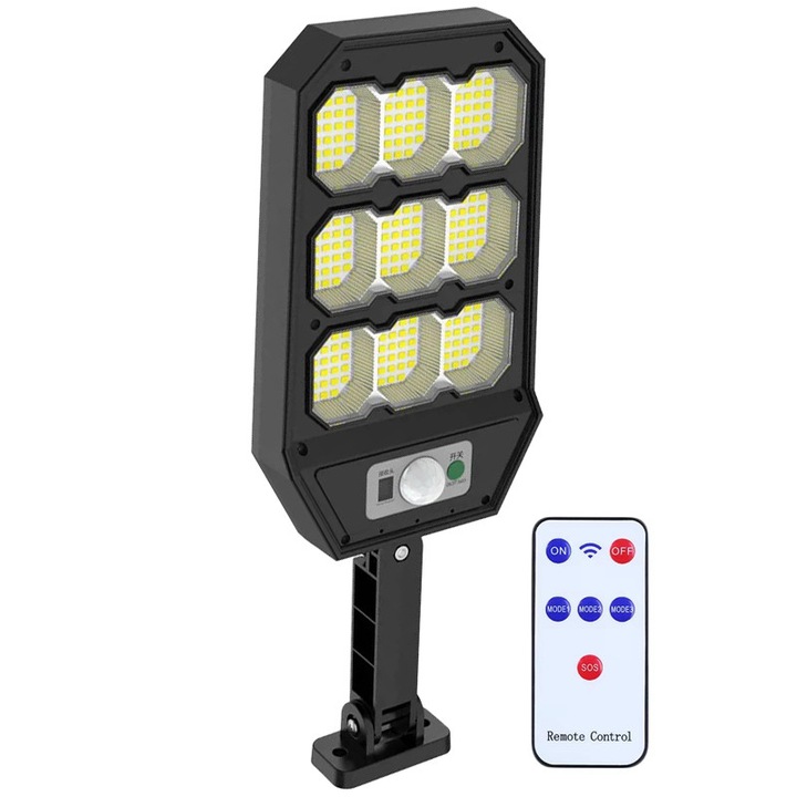 Lampa solara NEXTLY LF-1769, 279 LED-uri SMD, neagră, waterproof