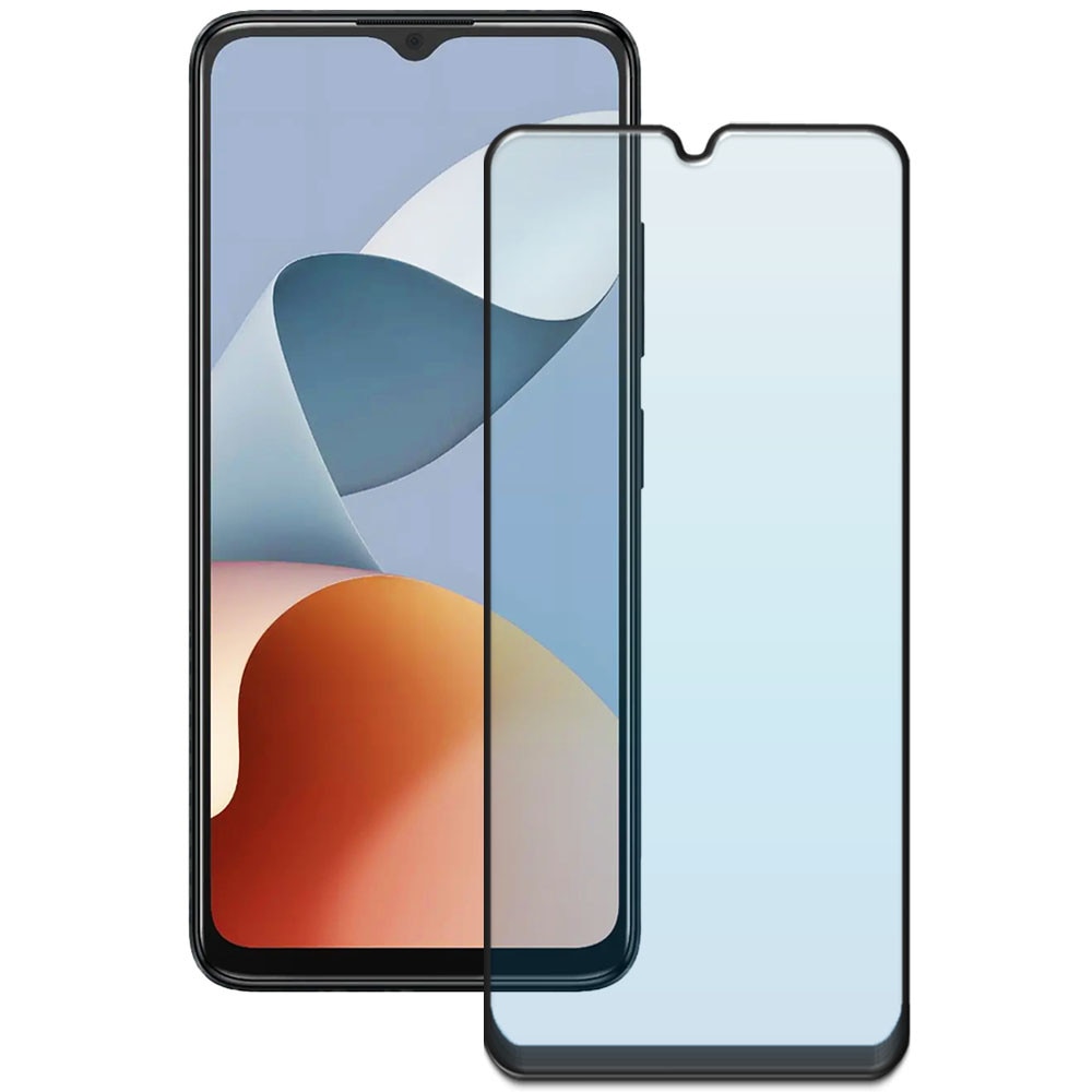 Folie din sticla securizata pentru ZTE Blade A34, HAMSTERBOX Glass Shield, Protectie completa ecran, Full face, Aplicare rapida, Case Friendly, Transparenta